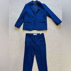 Zara Navy Blue Boys Suit Size 7